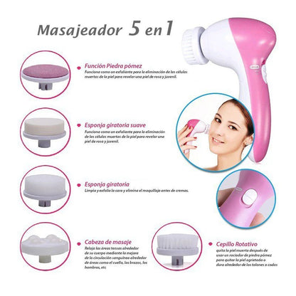 Descubre el Mini Masajeador Facial 5 en 1 que Transformará Tu Rutina de Cuidado